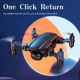 Mini Drone 4K 1080P HD Dual Cameras WiFi Fpv Air Pressure Altitude Hold Black And Gray Foldable Quadcopter with Camera RC Dron