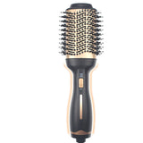 Mini Hot Air Comb Hair Dryer Straight Hair Brush Multi-Function Gold 3 in 1 Straightening Brush Professional Hair Styling Tools