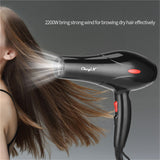 2200W Electric Hair Dryer Professional Large Power Below Dryer Barbershop Hot Cold Wind Hairdryer Wind Collector Diffuser Nozzle