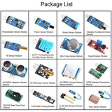 For arduino 45 in 1 Sensors Modules Starter Kit better than 37in1 sensor kit 37 in 1 Sensor Kit UNO R3 MEGA2560