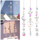 Crystal Wind Chime  Windchime Sparkling Catcher Handmade Hanging