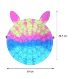 Mommy Bag Push Bubble Stress Reliever Squeeze Crafts Silicone Fingertip Toys Sensory Toy Autism Stress Reliever