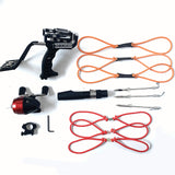 Powerful Slingshot with Wrist Rest Hunting Fishing Shooting Darts Steel Balls Laser Shooting Fish Reel Accessories Outdoor Tool