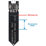 Capacitive Soil Moisture Sensor Corrosion Resistant for Arduino Moisture Detection Garden Watering DIY Electronic for Raspberry