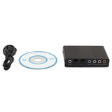 USB External Optical Fiber Sound Card Supports 5.1-Channel 7.1-Channel Sound Card, Suitable for Window/MAC OS