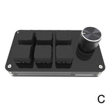 DIY Amusingkeypad Mini Cheery Switch Gaming Programmable Mechanical Keyboard USB Axle Tester Outeum Red Switch