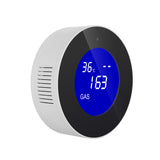Tuya Smart Wifi Natural Gas Sensor Combustible Household Smart LPG Gas Alarm Detector Leakage Sensor Wifi Temperature Detectors