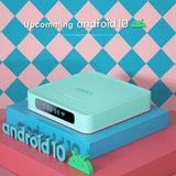 A95X R5 Smart TV Box Android 10.0 TV Box 4GB 64GB Rockchip RK3318 4K 1080P HD YouTube Netflix Store Set Top Box(EU Plug)