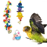 PipiFren 10 Packs Bird Perch Toys And Parrot Stand Swing Cockatiel Toys Accessories african grey parkiet speelgoed