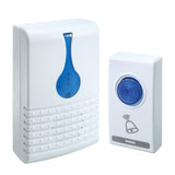 1PC Wireless Doorbell Battery Operated Door Bell With LED Flash 32 Chime 100M Range For House Office Hotel
