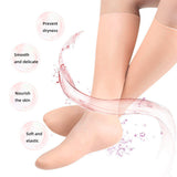 Feet Hand Care Socks Long Moisturizing Care Gloves Silicone Gel Socks Foot Skin Care Hand Protectors Anti Cracking Spa Home Use