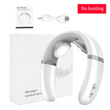 4D Health Care Tool Relaxation Physiotherapy Smart Electric Neck Massager Cervical Pain Relief Heating Compress Health Care