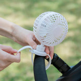 F36 Stroller Bike Fan Mini Portable USB Rechargeable Clip Fan 360 Degree Rotating Outdoor Wrist Fan With Strap With Fragrance