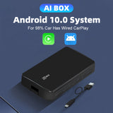 Carplay Ai Box Android 10.0 Box Car Multimedia Player New Version 4+64G Wireless for Apple Carplay Android Auto Google Tv Box