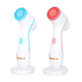 3 In 1 Deep Facial Cleansing Sonic Silicone Face Brush Waterproof Design Skin Cleanser Spin Brush Set Tool For Remove Acne