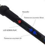 Newest 220V EU  90W PX-988 quick heating protable LCD Temperature Digital LED Adjustable Electric Soldering Iron
