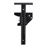 Woodworking Scriber Vernier Caliper Aluminum Alloy DIY Tool Home T Shaped Ruler Removable Professional Rustproof Marking