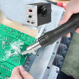 858D 700W Soldering Station LED Solder Iron Desoldering Station BGA Rework Solder Station Hot Air Gun + Electric Iron Set