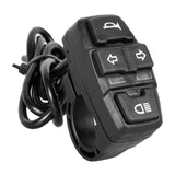3In1 Ebike Headlight Turn Light Horn Switch Scooter Handlebar Lamp Horn Turning Light Motorcycle Horn Turn Signal Light Switch