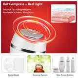 LED Photon Therapy Sonic Vibration Wrinkle Remover Hot Cool Treatment Anti Aging Skin Care Beauty Device Massage Rejuvenation
