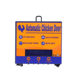 Automatic Chicken Coop Door with Time Adjustable Setting Rolling Curtain Chicken Door Opener for Duck Goose