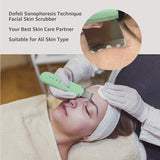 Ultrasonic Skin Scrubber Skin Spatula Blackhead Remover Pore Cleaner with 4 Modes Skin Care Tools for Facial Deep Cleaning