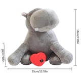 Dog Heartbeat Toy Soft Plush Toys Pet Calming Puppy Behavioral Training Aid Toy for Anxiety Relief Pet Cats Companion Pillow