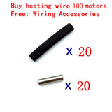 100M Floor Heating Cables Quality  Carbon Fiber Hotline Heated Floor DIY Heating Equipment Family Warm Accessories