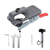 KKmoon 35mm Hinge Hole Drilling Jig Set Hinge Hole Locator Guide Kit Hinge Hole Opener Woodwooking Tools for Kitchen Cabinet