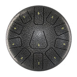 8 Inch Steel Tongue Drum 11 Notes Handpan Drum with Drum Mallet Finger Picks Drum Bag Percussion Instrument for Meditation Yoga