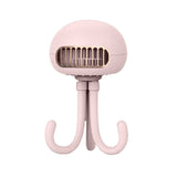 Mini Fan Portable Bladeless USB Rechargeable Silent Outdoor Stroller Fans Mobile Phone Bracket Jellyfish Shape Fans