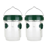2pcs Solar Wasp Trap Waterproof Outdoor Hanging Fruit Fly Trap Hornet Insect Traps Reusable Bee Catcher Garden Insect Repellent