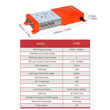 8 Way Distribution Amplifier IRS Loop-through Terrestrial TV&amp;Radio Distribution Amplifier 87-2350MHz TV Antenna Signal Booster
