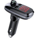 V5.0 Bluetooth FM Transmitter Radio Adapter Car Hands free Call 2 USB Ports Fast Charger FM Transmitter