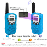 RETEVIS RT388 Walkie Talkie Children 2 Pcs Children's Radio Receiver Walkie-Talkie Kids Birthday Gift Child Toys for Boys Girls
