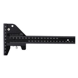 Woodworking Scriber Vernier Caliper Aluminum Alloy DIY Tool Home T Shaped Ruler Removable Professional Rustproof Marking