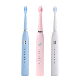 Powerful Ultrasonic Sonic Electric Toothbrush USB Rechargeable Tooth Brush Adult Electronic Washable Whitening Teeth Brush