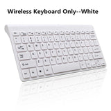 Wireless Mouse Keyboard Combo Set 2.4G Mini Size Multimedia For Tablet Laptop Mac Desktop PC TV Andrews Windows