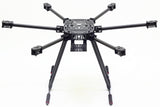 ZD850 Full Carbon Fiber ZD 850 850MM Hexa-Rotor Frame Foldable Arm Hexacopter Frame Kit with Unflodable Landing Gear for FPV