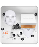 Hot Household Led Phototherapy Mask Face Neck Firm Red Blue Led Photo Spectrometer Beauty Device Beauty Mask
