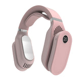Portable Air Conditioner Hanging Neck Cooler Electric Bladeless Fan Cooling Heater Heating Wearable Neck Massager