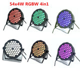 Led par lights 54x3W DJ Par LED RGBW Wash Disco Light 54x4W RGB 3in1 Windmill Color uv light DMX Controller effect light