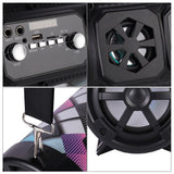 2022Portable Bluetooth-compatible Speaker Column Outdoor Wireless Speaker Music Stereo Subwoofer Speaker Move KTV 3D Sound FM