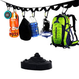 2021 New  Hammock&Tent Organizer 150 LBS Camping Fashion Campsite Storage Strap Loop With 19 Carabiner Hooks Tools