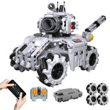 High-Tech RC Stormed Tank Model Bricks MOC Scratch Graphical Programming Robot Building Blocks Educational Toys for Kids Gifts