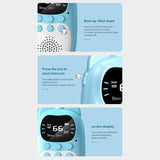 Walkie-Talkie, 3KM Children's Walkie Talkie Parent-Child Interactive LED Light with Waterproof USB Charging