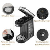 Capsule Coffee Machine KCUP Automatic Coffee Machine Electric Coffee Maker Kitchen Nexpresso Filter Coffee Maker