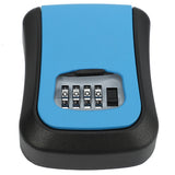 Password Key Lock Box Wall Mounted Zinc Alloy Key Box Weatherproof 4 Digit Combination Key Storage Lock Box