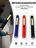 COB Pen Light Mini Inspection Work Light LED Cilp Flashlight Torch Lamp with Magnet for Outdoor Camping Maintenance
