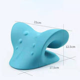 Neck Massage Pillow Neck Shoulder Cervical Chiropractic Traction Device Massage Pillow for Pain Relief Body Neck Massager